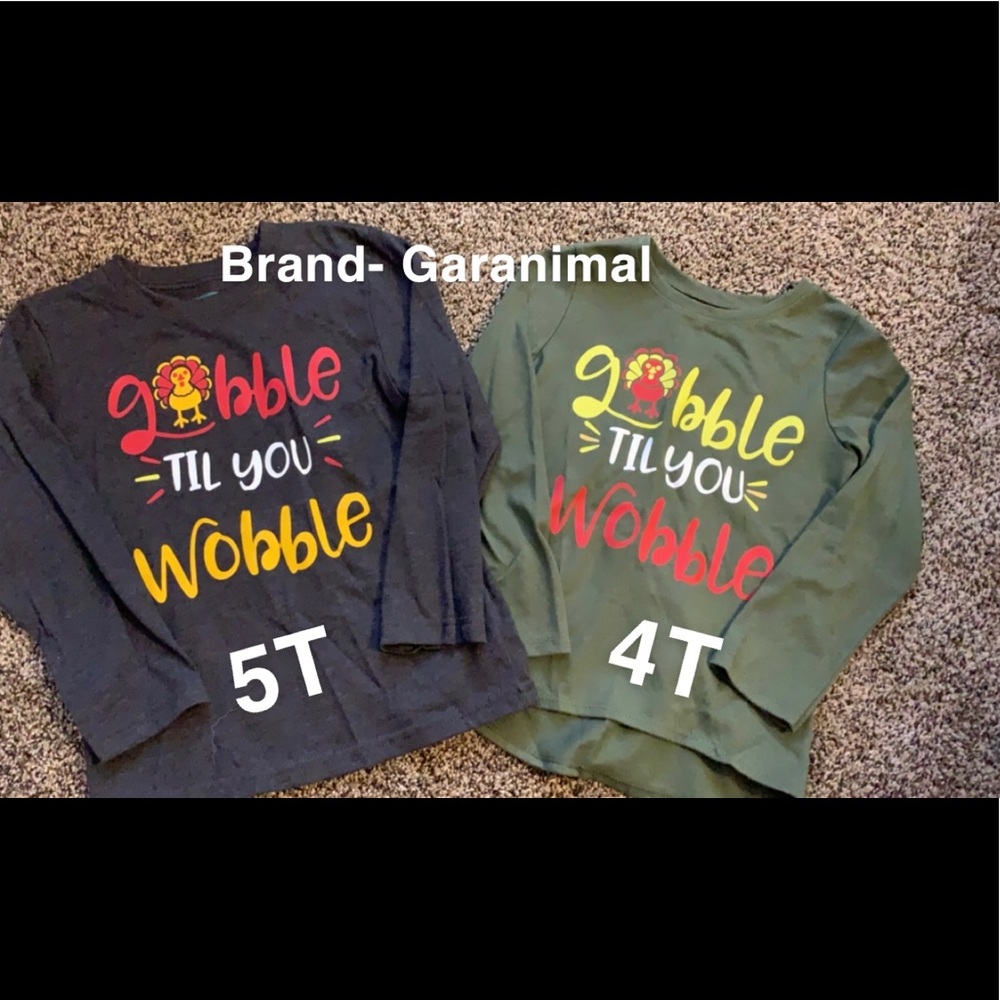 Thanksgiving/ Halloween shirts for toddler